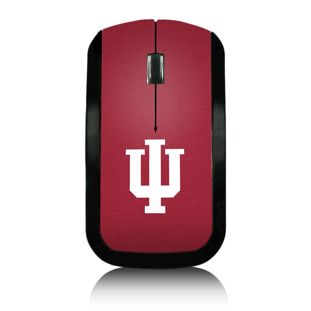Indiana Hoosiers Solid Design Wireless Mouse
