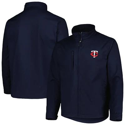 Men's Dunbrooke Navy Minnesota Twins Journey Tri-Blend Full-Zip Jacket