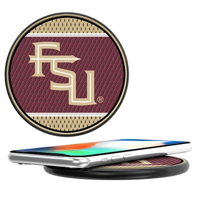 Florida State Seminoles Alternate Logo 10-Watt Mesh Design Wireless Charger