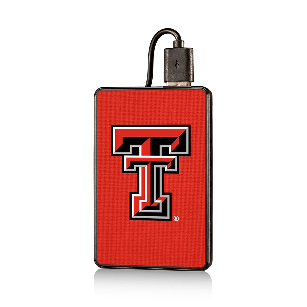 Texas Tech Red Raiders 2500mAh Solid Design Credit Card Powerbank