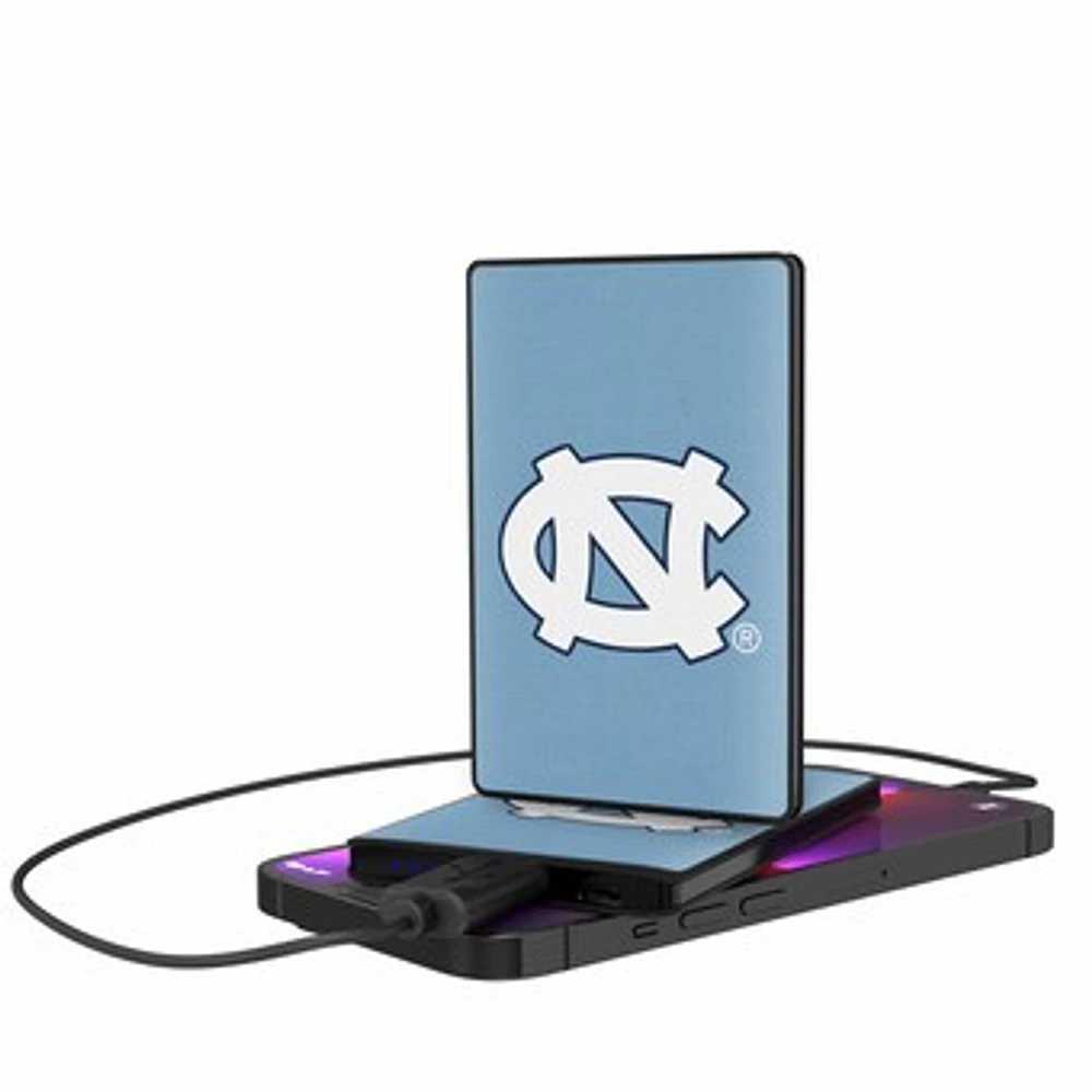 North Carolina Tar Heels 2500mAh Solid Design Credit Card Powerbank