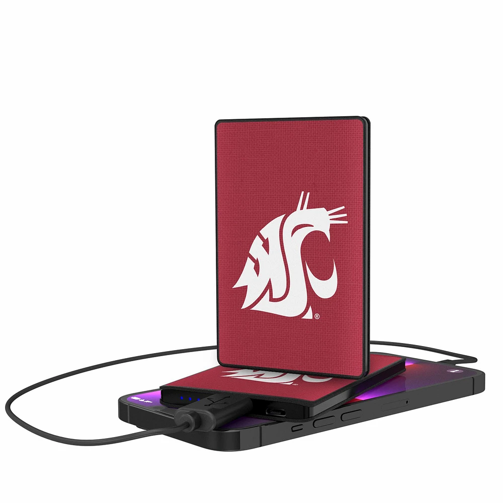Washington State Cougars 2500mAh Solid Design Credit Card Powerbank