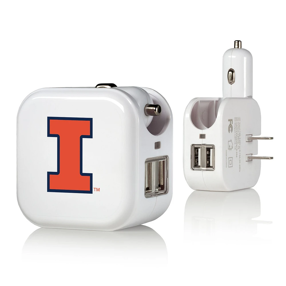 Illinois Fighting Illini USB Charger