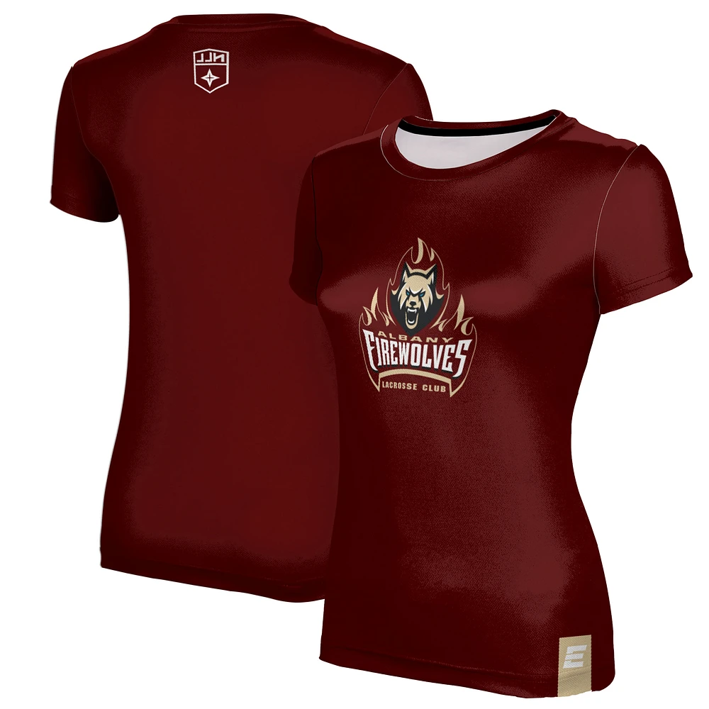 Women's Epoch Lacrosse Maroon Albany FireWolves T-Shirt