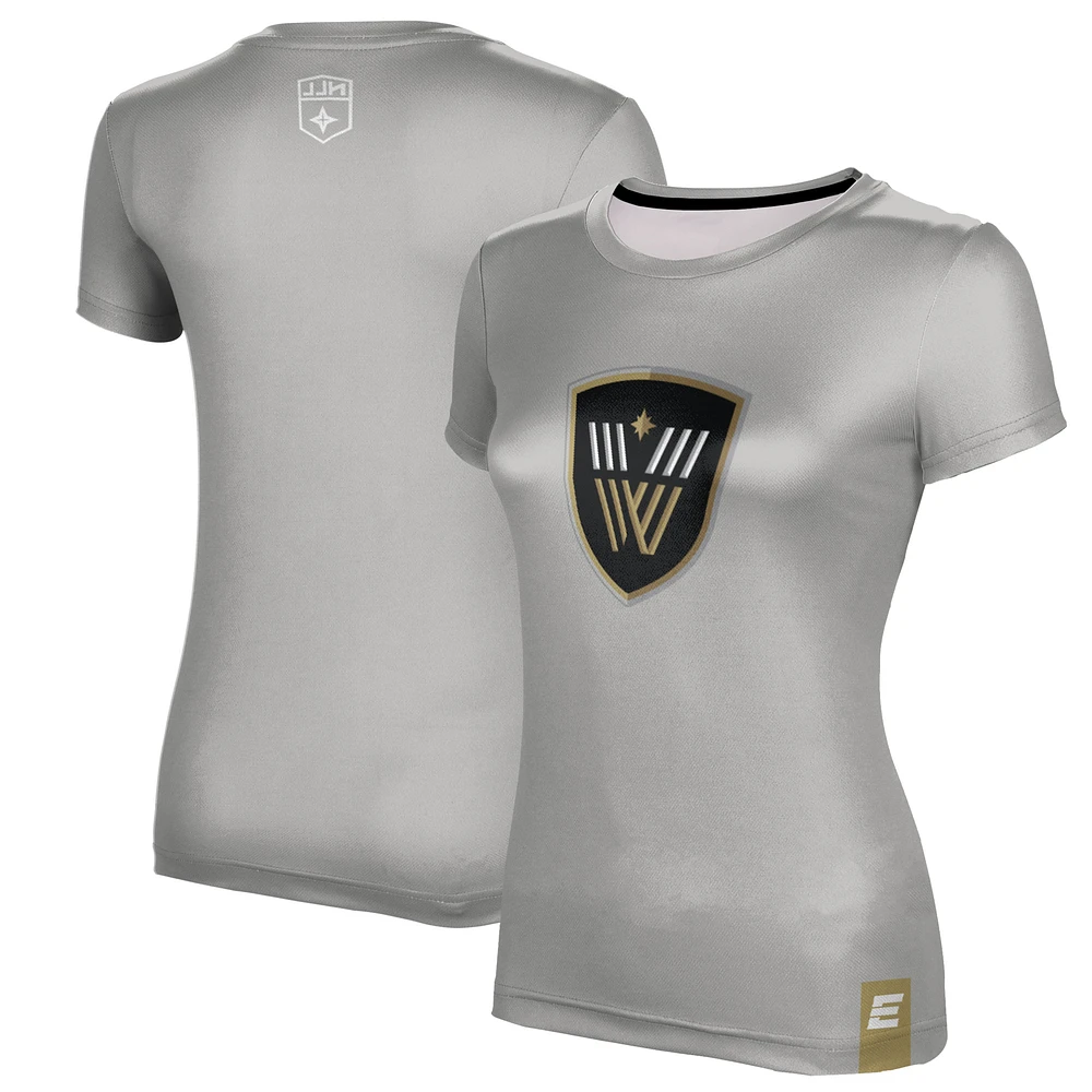 Women's Epoch Lacrosse Gray Vancouver Warriors T-Shirt