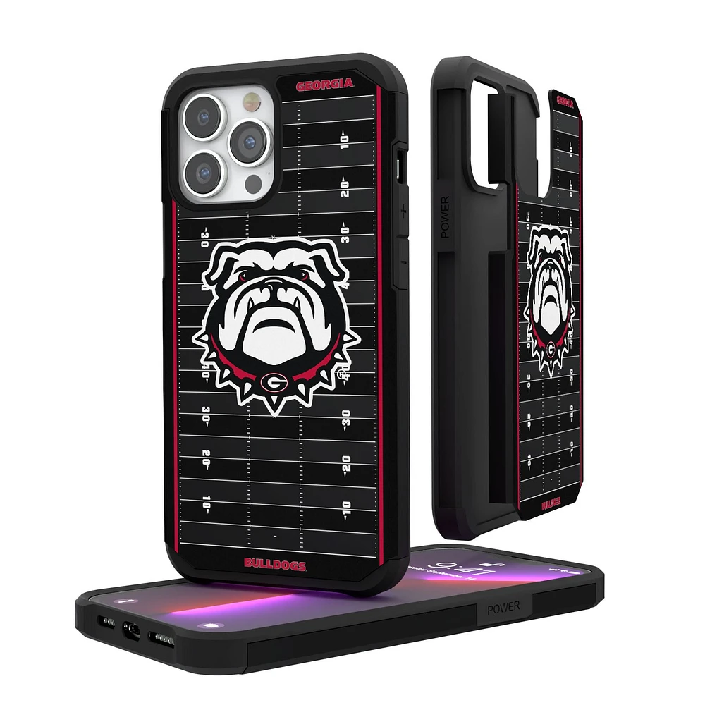 Georgia Bulldogs Logo Field iPhone Rugged Case