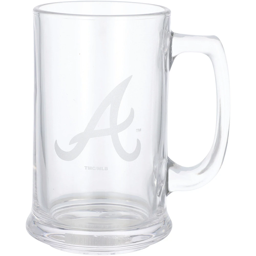 Atlanta Braves 15oz. Stein Glass