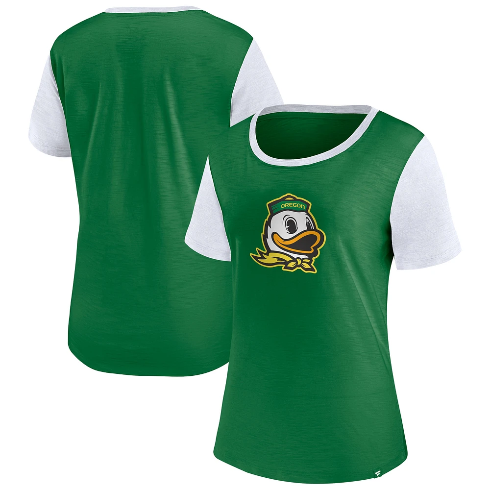 Women's Fanatics Green Oregon Ducks Carver T-Shirt