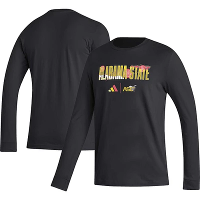 Men's adidas Black Alabama State Hornets Honoring Excellence Long Sleeve T-Shirt
