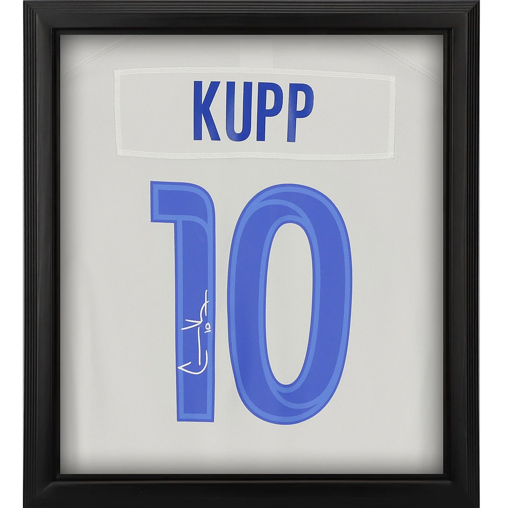 Cooper Kupp Los Angeles Rams Autographed Framed Bone Nike Limited Jersey Shadowbox