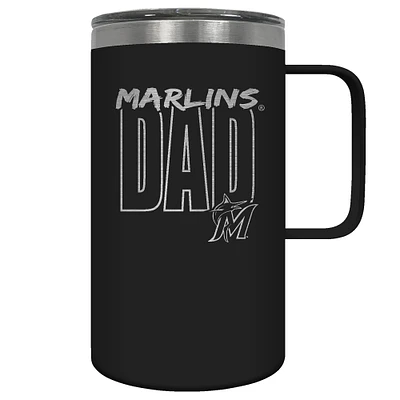 Miami Marlins Dad 18oz. Hustle Travel Mug