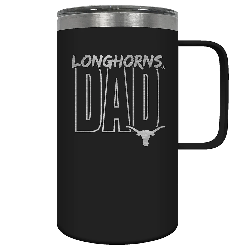 Texas Longhorns Dad 18oz. Hustle Travel Mug