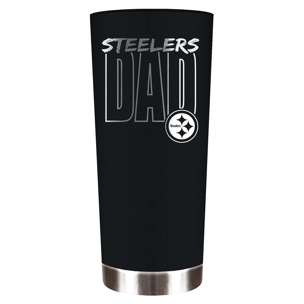 Pittsburgh Steelers Dad 18oz. Roadie Tumbler