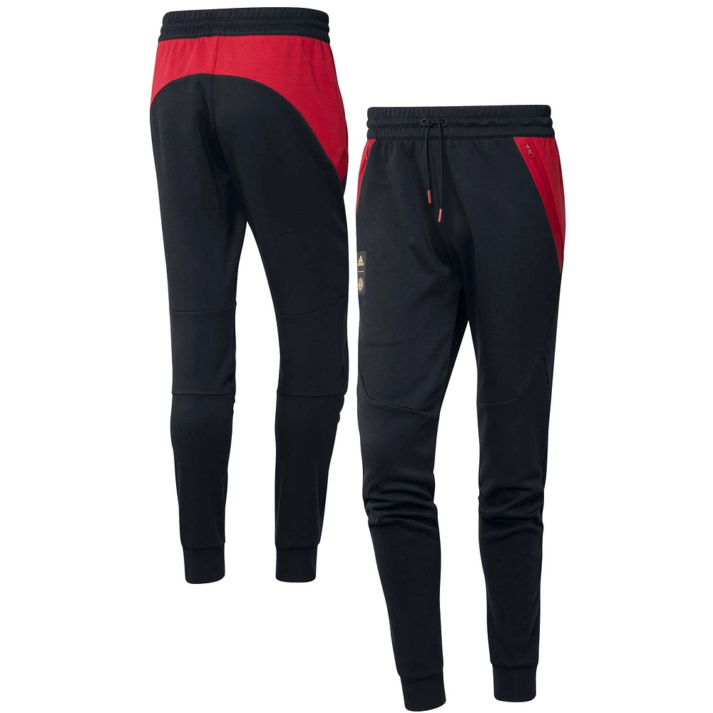 Men's adidas Black Atlanta United FC 2023 Player Club Travel Pants