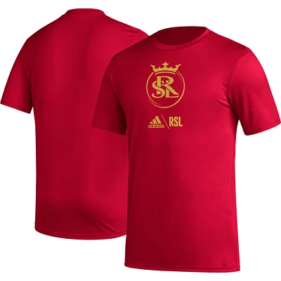 Men's adidas Red Real Salt Lake Icon AEROREADY T-Shirt