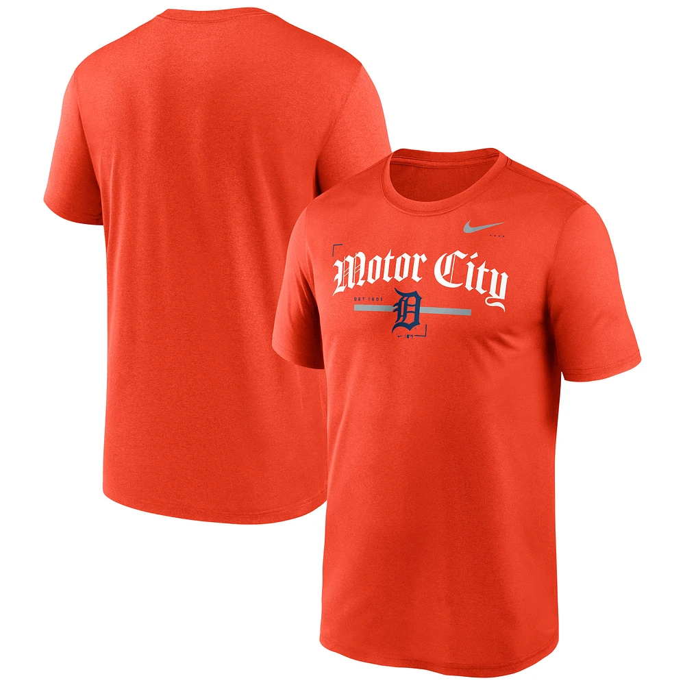 Men's Nike Orange Detroit Tigers Local Legend Practice Performance T-Shirt