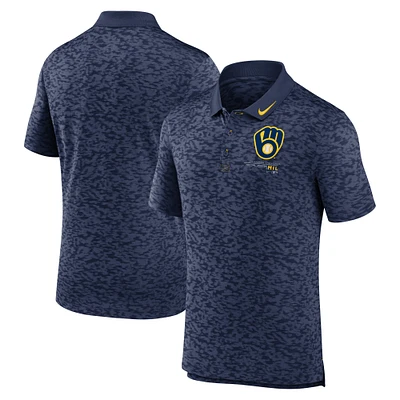 Men's Nike Navy Milwaukee Brewers Next Level Performance Polo