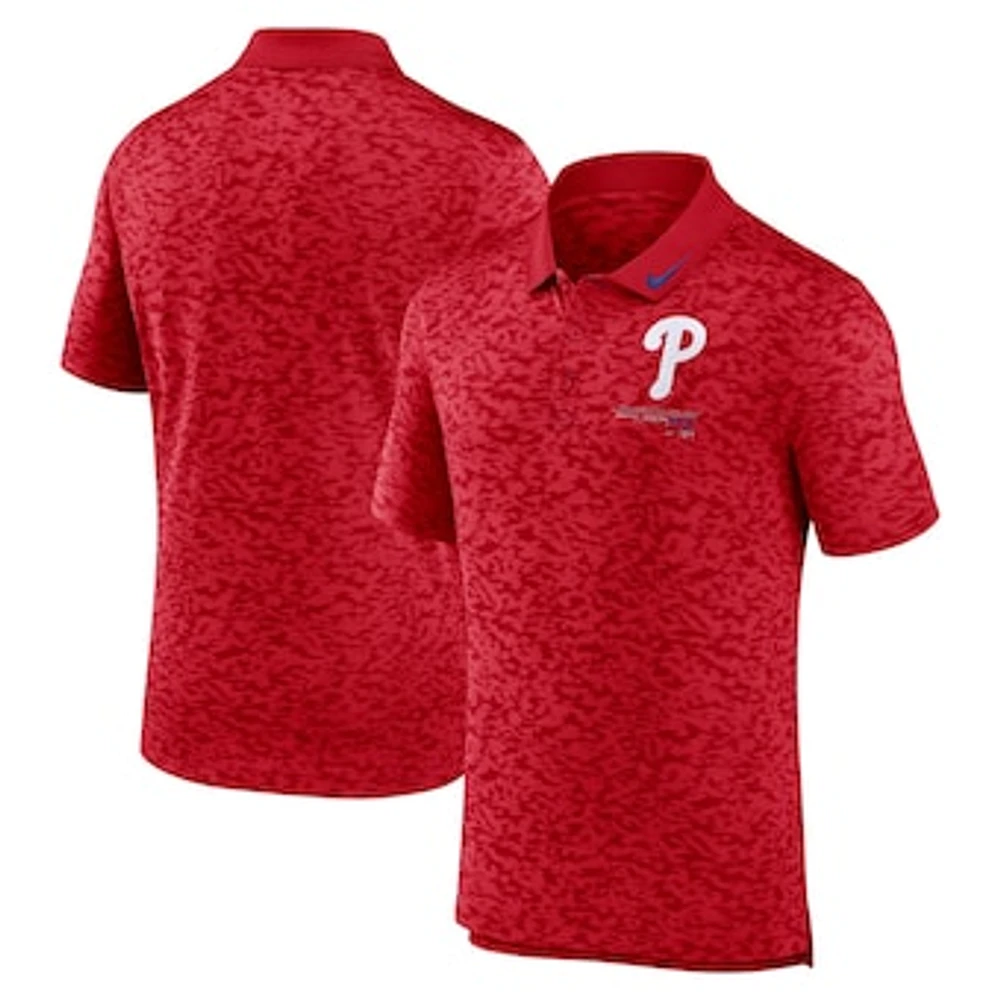 Men's Nike Red Philadelphia Phillies Next Level Performance Polo