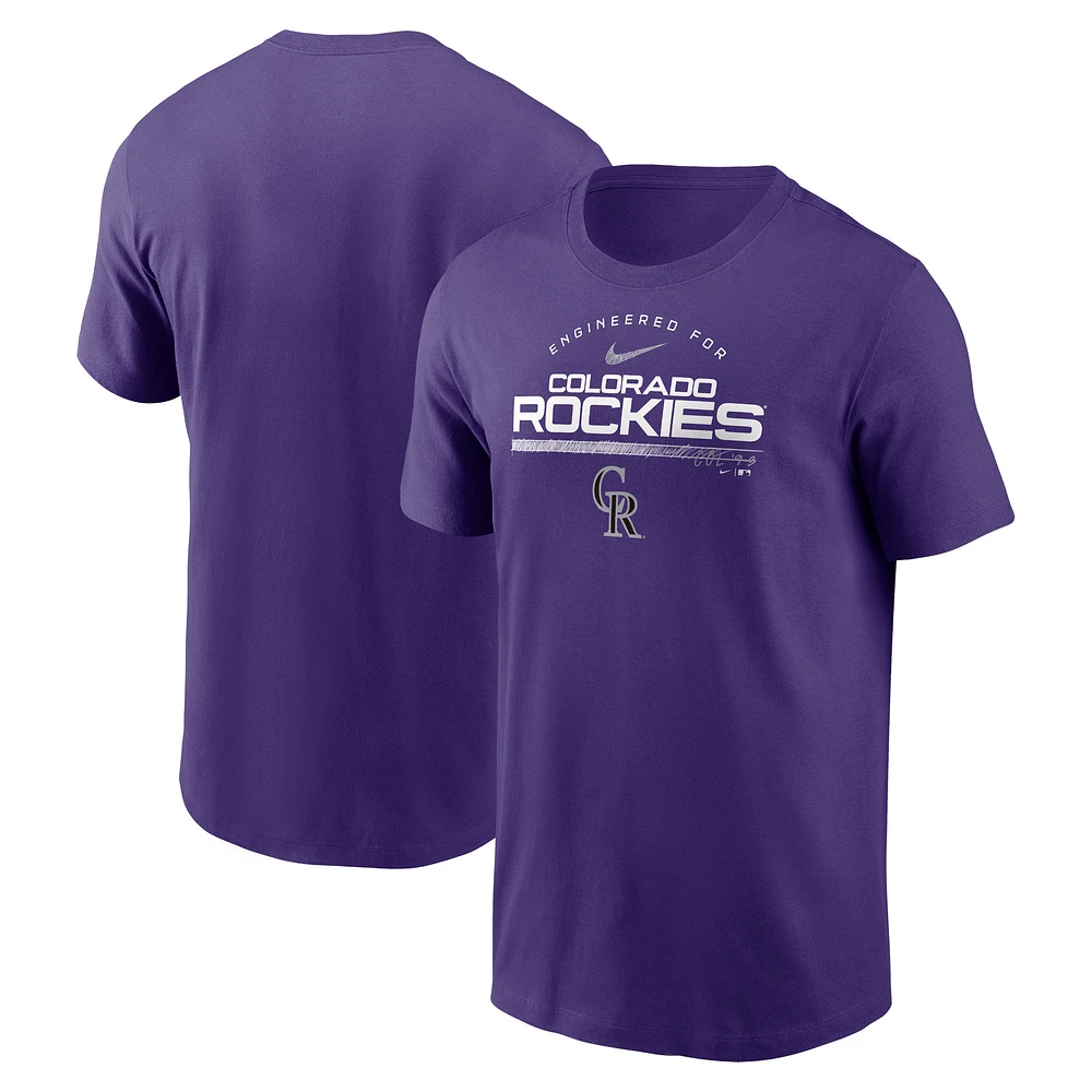 Men's Nike Purple Colorado Rockies Team Engineered Performance T-Shirt