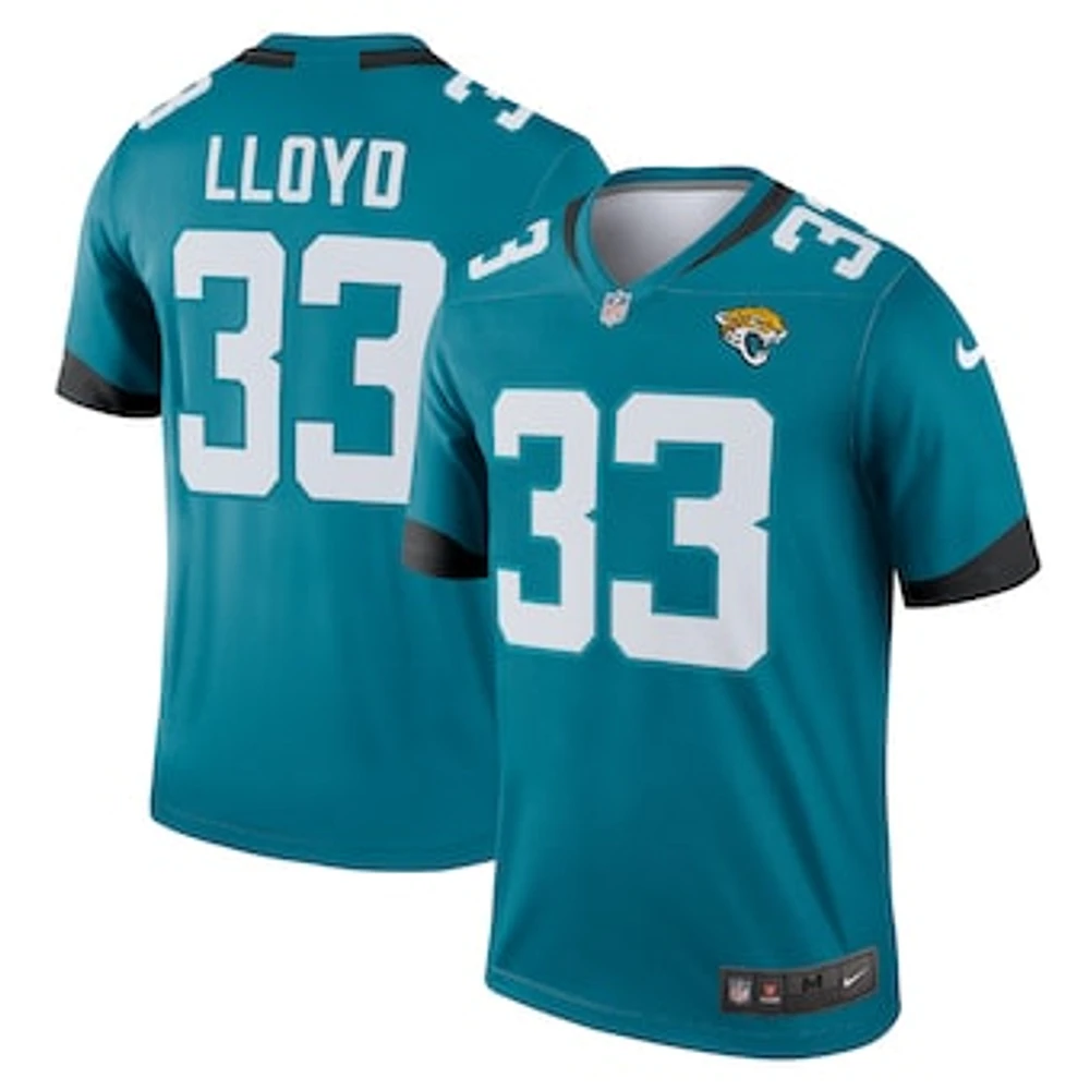 Men's Nike Devin Lloyd Teal Jacksonville Jaguars Legend Player Performance Top