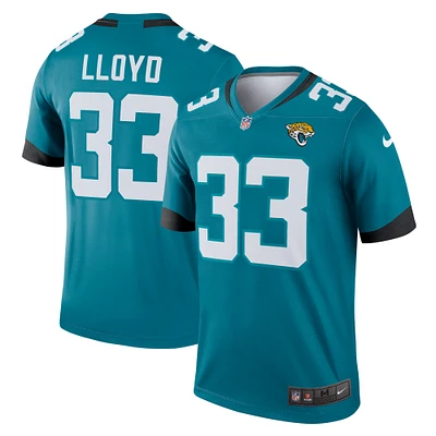 Men's Nike Devin Lloyd Teal Jacksonville Jaguars Legend Player Performance Top