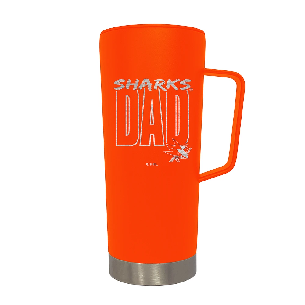San Jose Sharks Dad 18oz. Roadie Tumbler with Handle