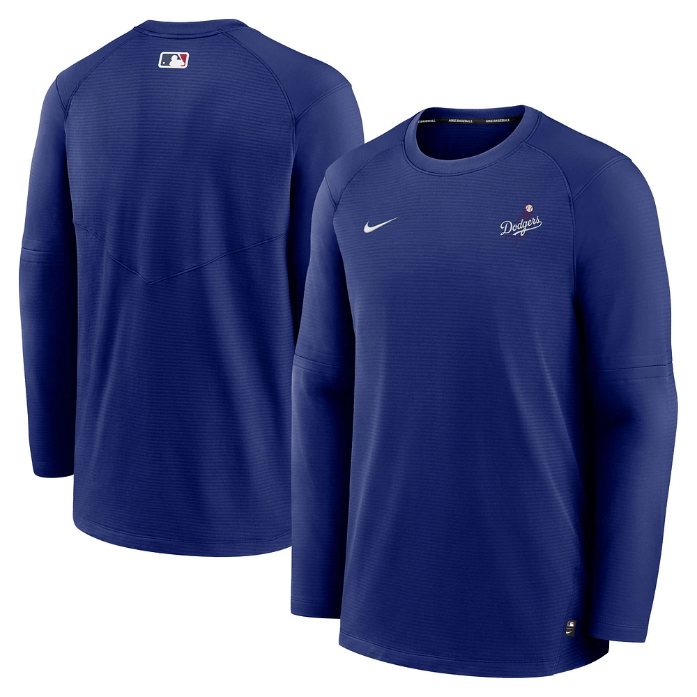 Men's Nike Royal Los Angeles Dodgers Authentic Collection Logo Performance Long Sleeve T-Shirt