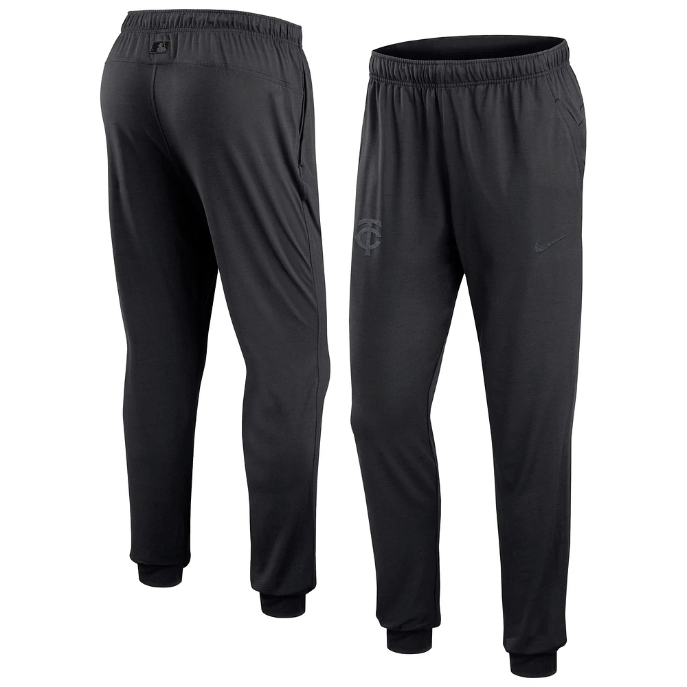 Men's Nike Minnesota Twins Black Authentic Collection Travel Performance Pants