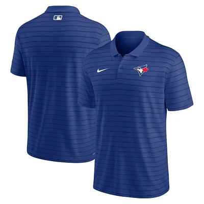 Men's Nike Royal Toronto Blue Jays Authentic Collection Victory Striped Performance Polo