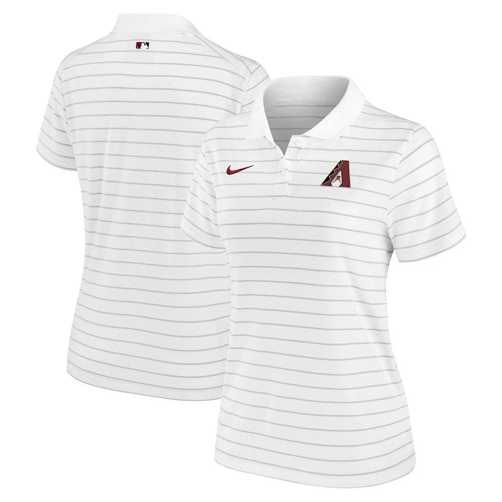Women's Nike White Arizona Diamondbacks Authentic Collection Victory Performance Polo