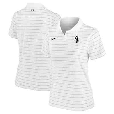 Women's Nike White Chicago Sox Authentic Collection Victory Performance Polo