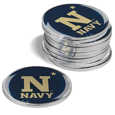 Navy Midshipmen 12-Pack Golf Ball Marker Set