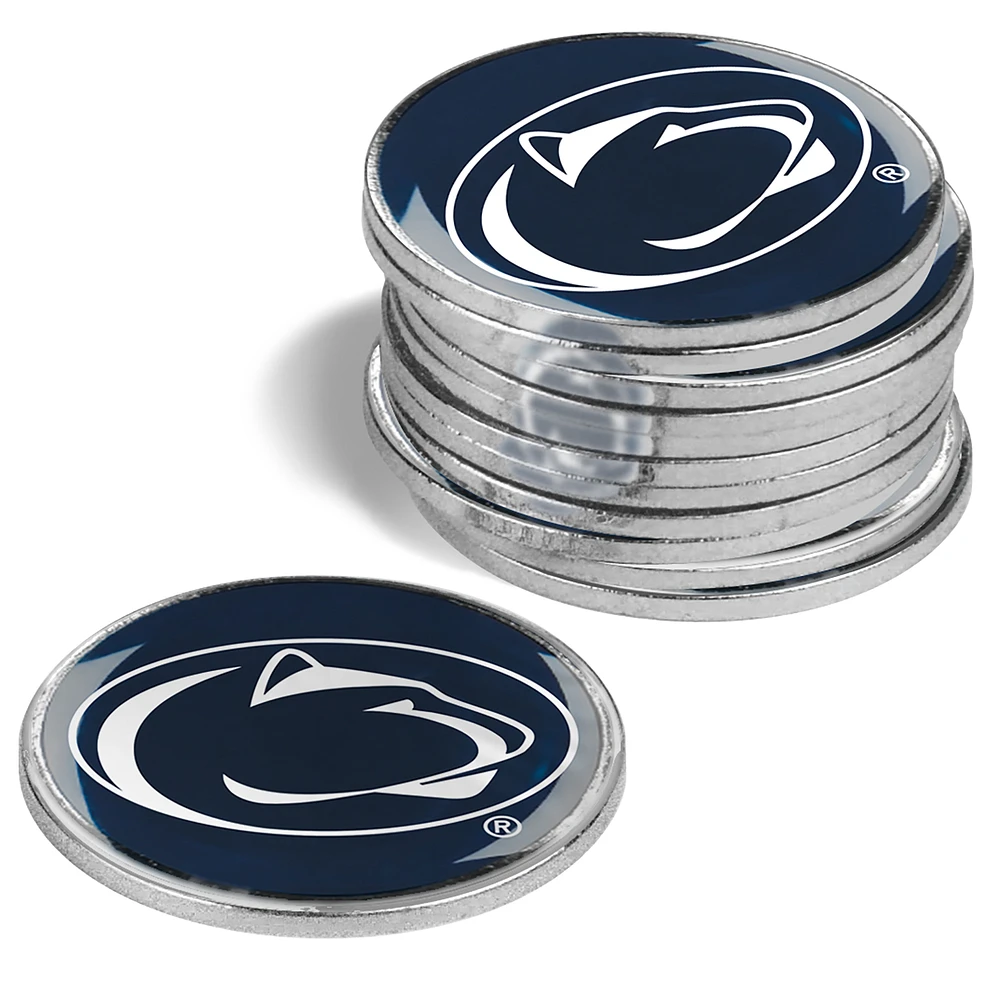 Penn State Nittany Lions 12-Pack Golf Ball Marker Set