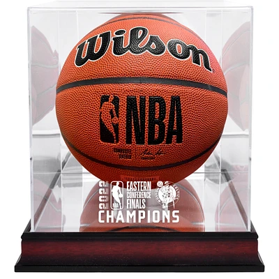 Fanatics Authentic Boston Celtics 2022 Eastern Conference Champions Mahogany Basketball Display Case