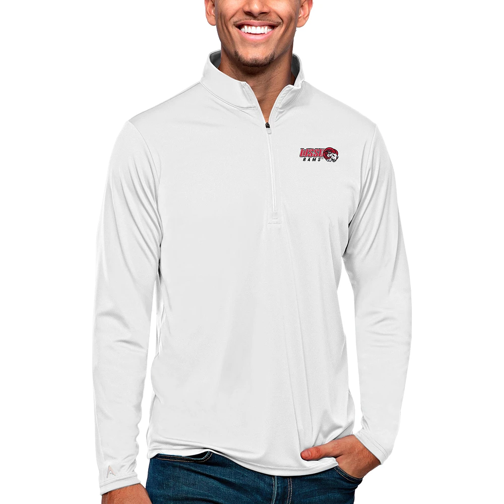Men's Antigua Winston-Salem State Rams Tribute Quarter-Zip Pullover Top