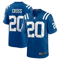 Men's Nike Nick Cross Royal Indianapolis Colts Player Game Jersey