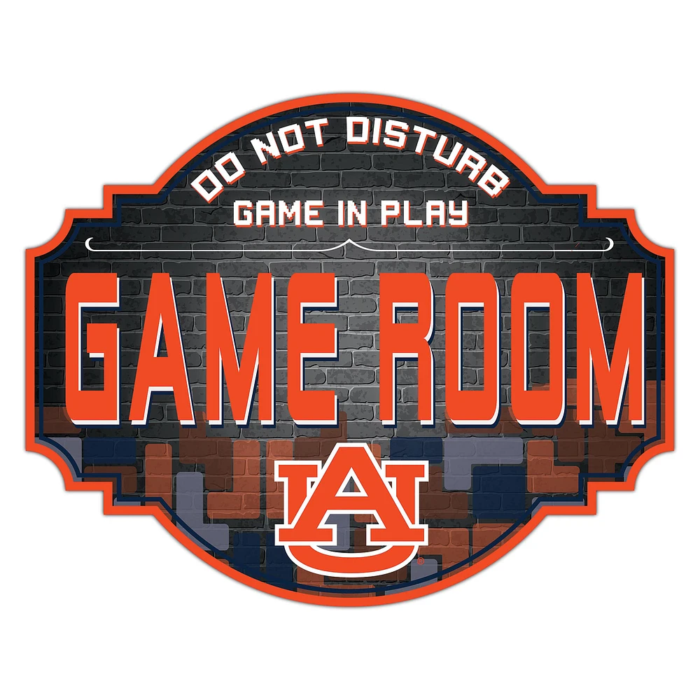 Auburn Tigers 12'' Game Room Tavern Sign