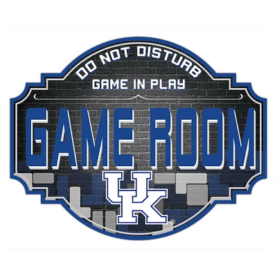 Kentucky Wildcats 12'' Game Room Tavern Sign
