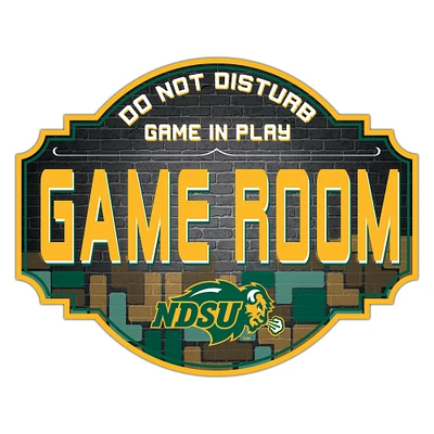 NDSU Bison 12'' Game Room Tavern Sign