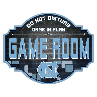 North Carolina Tar Heels 12'' Game Room Tavern Sign