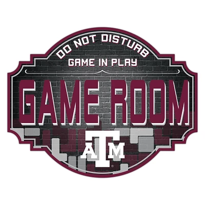 Texas A&M Aggies 12'' Game Room Tavern Sign