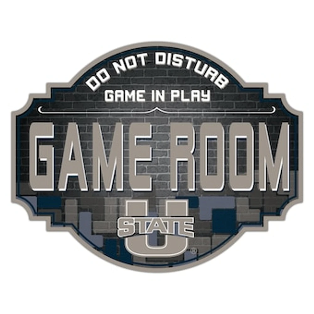 Utah State Aggies 12'' Game Room Tavern Sign