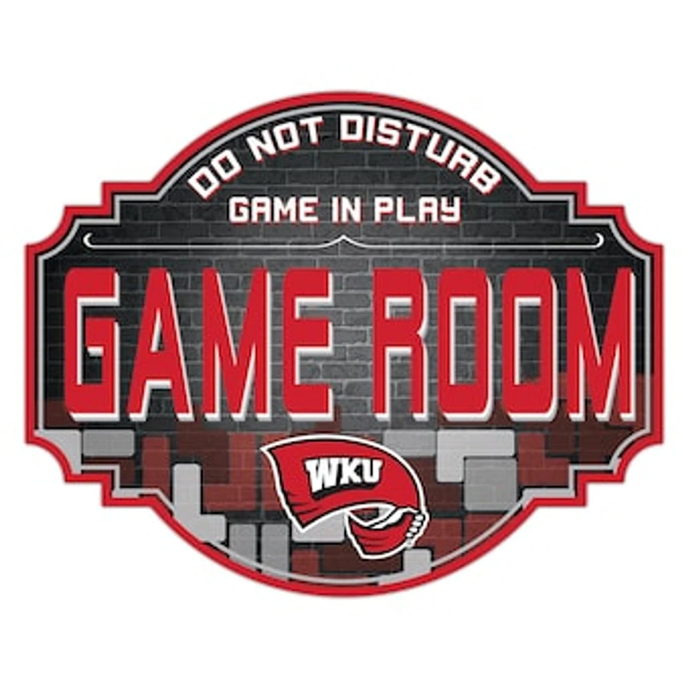 Western Kentucky Hilltoppers 12'' Game Room Tavern Sign
