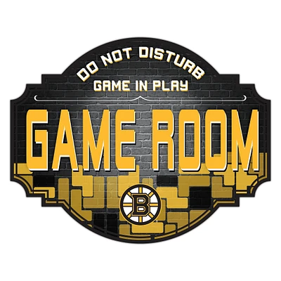 Boston Bruins 12'' Game Room Tavern Sign