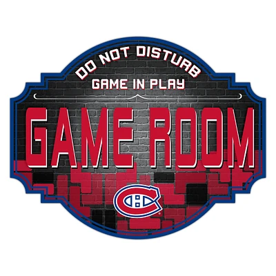 Montreal Canadiens 12'' Game Room Tavern Sign