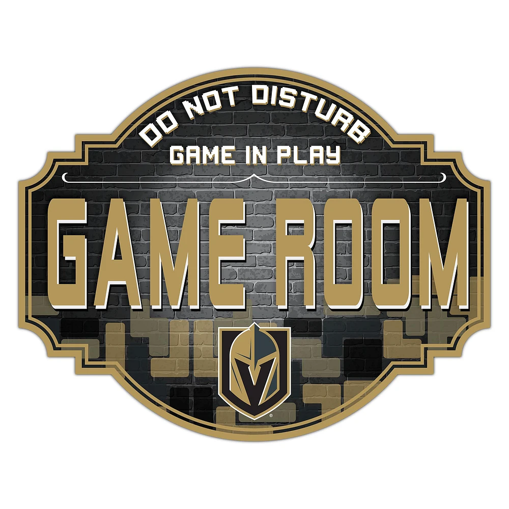 Vegas Golden Knights 12'' Game Room Tavern Sign