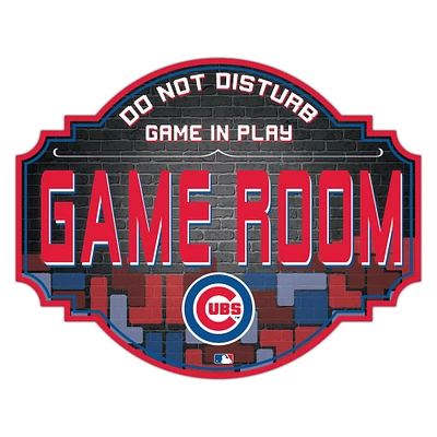 Chicago Cubs 12'' Game Room Tavern Sign