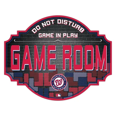 Washington Nationals 12'' Game Room Tavern Sign