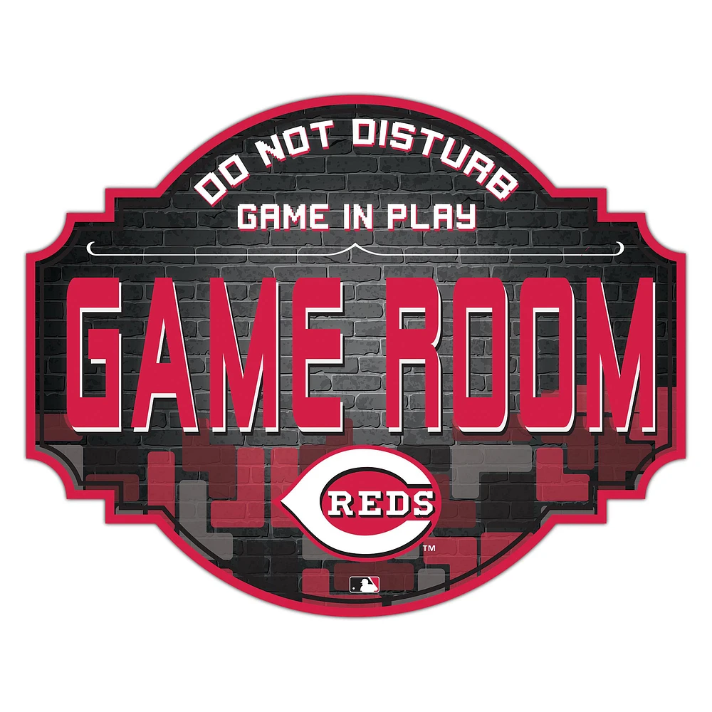 Cincinnati Reds 12'' Game Room Tavern Sign