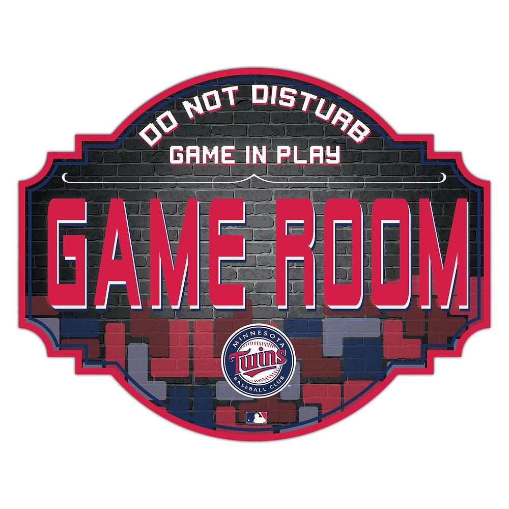 Minnesota Twins 12'' Game Room Tavern Sign